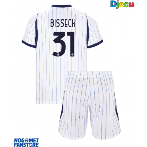 Inter Milan Yann Bisseck #31 Gostujuci Dres za djecu 2026-27 Kratak Rukav (+ Kratke hlače)